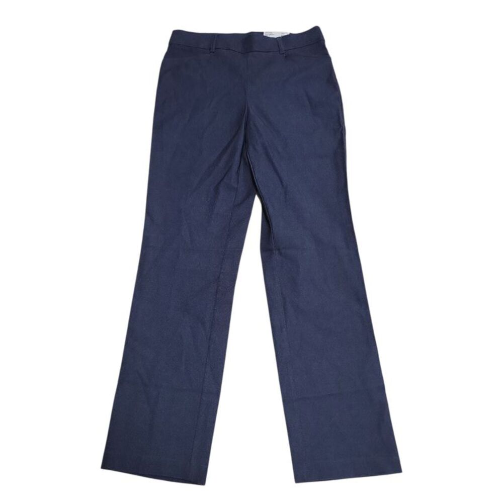 Rafaella Women's Pull-On Pockets Slim Straight Leg Stretch Pant - Rinse
